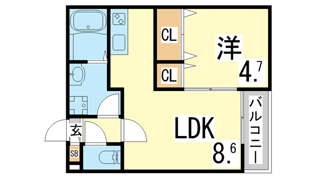 【間取り】 | ジーメゾン神戸駒ヶ林