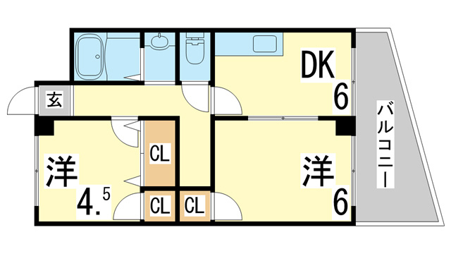 【間取り】 | 綱崎マンション
