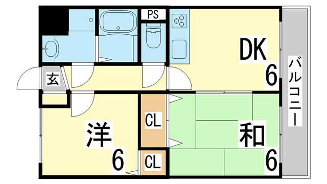 【間取り】 | メゾンドルミエール妙法寺