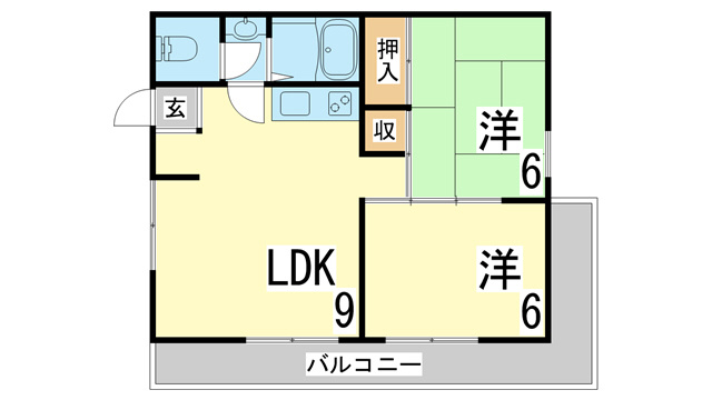 【間取り】 | ダイバーシティ神戸長田Ｃ棟