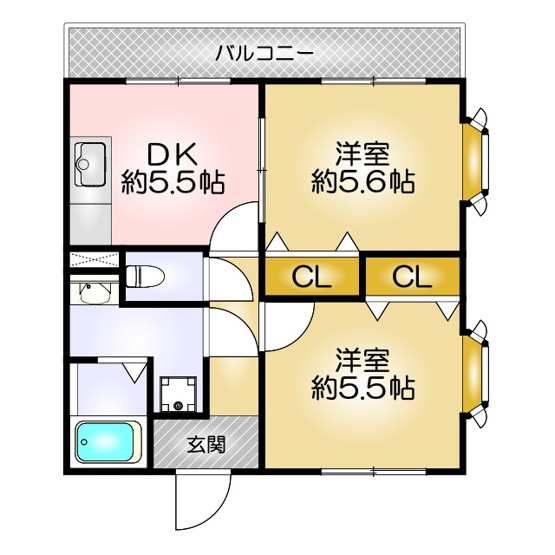 【間取り】 | メゾン・ヌーベルみゆき