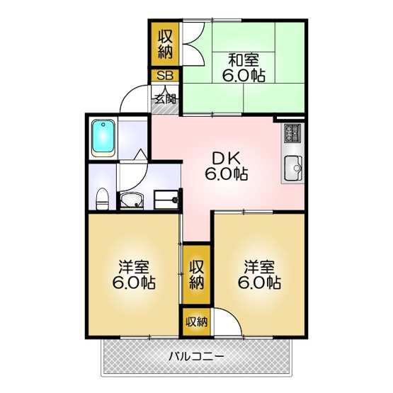【間取り】 | セジュール東落合