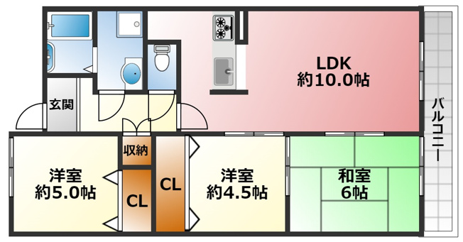 【間取り】 | ホップス須磨