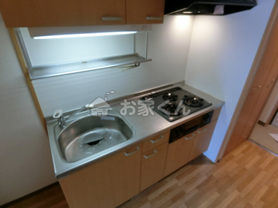 【キッチン】 | シャルマン須磨海浜公園 | システムキッチン（ガス3口グリル付き）