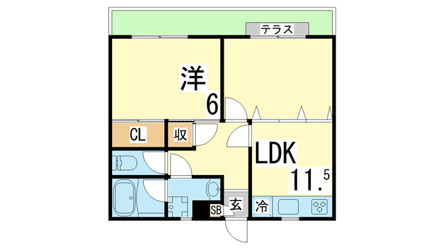 【間取り】 | ハイツサニーヒル