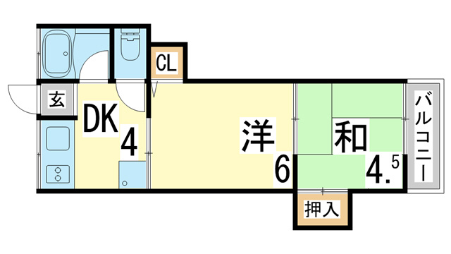 【間取り】 | グリーンハイツ