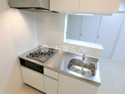 【キッチン】 | ボヌール御蔵通 | 二口ガスコンロ付きシステムキッチン