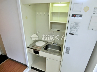 【キッチン】 | ヒルバレー妙法寺駅前 | IHコンロ付きシステムキッチン(モデルルームの写真です)