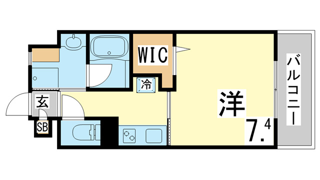 【間取り】 | ヴェルドミール鷹取