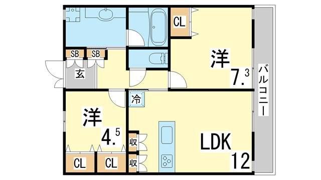 【間取り】 | レバンス高取