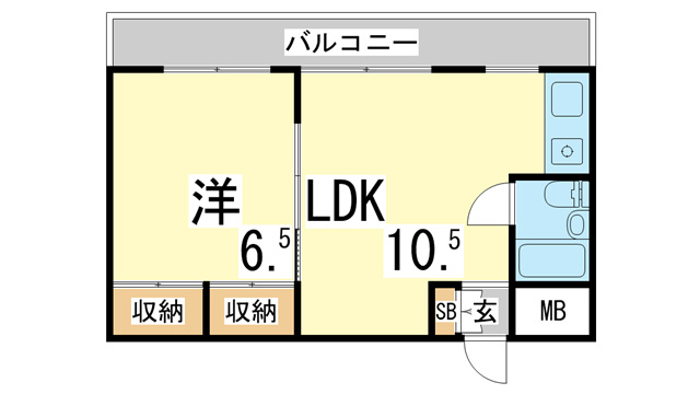 【間取り】 | ロゼメゾン須磨