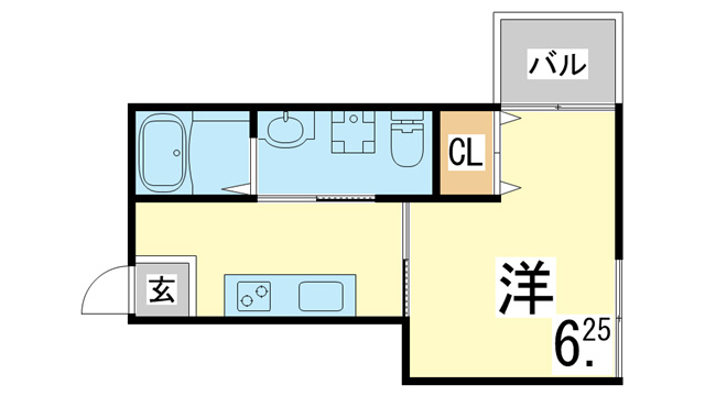 【間取り】 | フロンフィール大道通