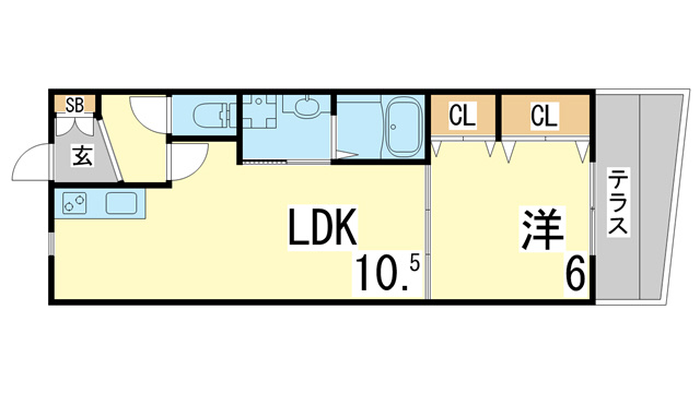 【間取り】 | ロータスコート長田