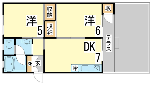 【間取り】 | ときわビューハイツ