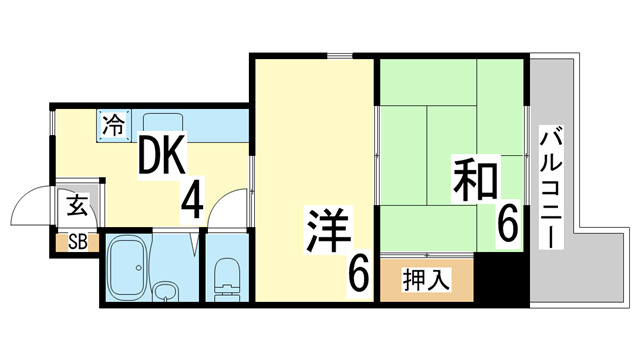 【間取り】 | グリーンビラ西代