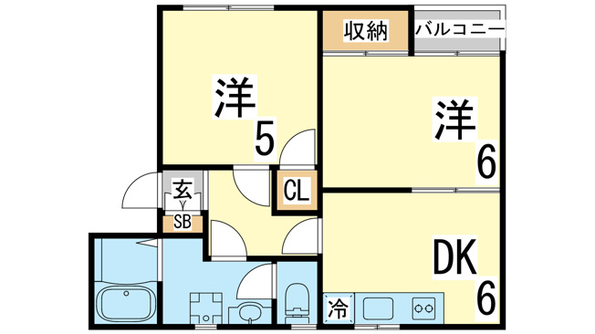 【間取り】 | ルミエール大田