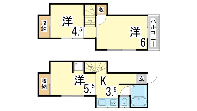 【間取り】 | クローバーⅡ