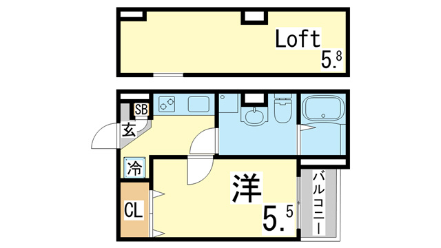 【間取り】 | サンクス東須磨