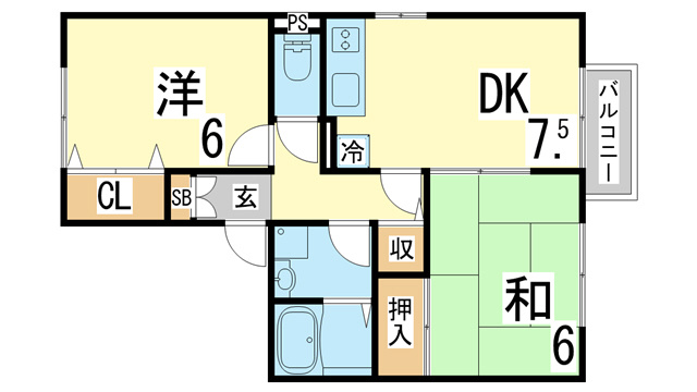 【間取り】 | ビバーチェ須磨