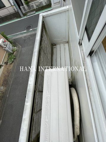 グリーンハイツのバルコニー