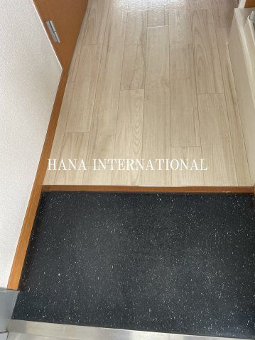 グリーンハイツの玄関