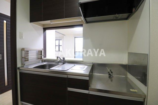 メゾン・ド・ソレイユ千歳のキッチン|2022年撮影。現況と異なる場合がございます。