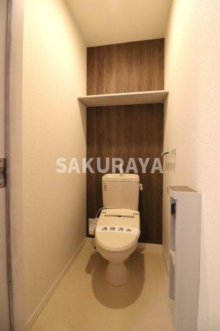 メゾン・ド・ソレイユ千歳のトイレ|2022年撮影。現況と異なる場合がございます。