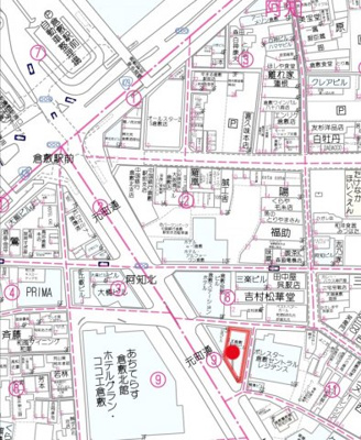 【地図】 | FJK倉敷駅前ビル