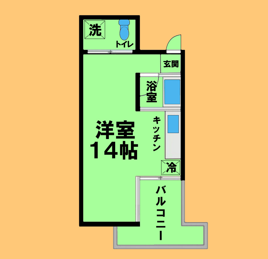 クレイタスパークVの間取り