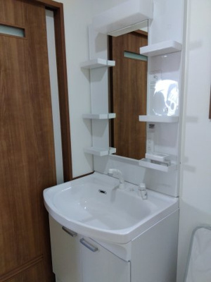 【独立洗面台】 | 鳥取市卯垣2丁目新築Ｂ棟