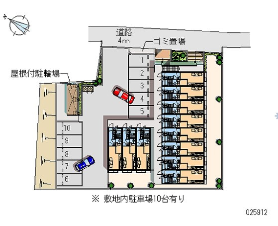 レオパレス ＧａｔｅｓＭｉｌｌｓ  の区画図