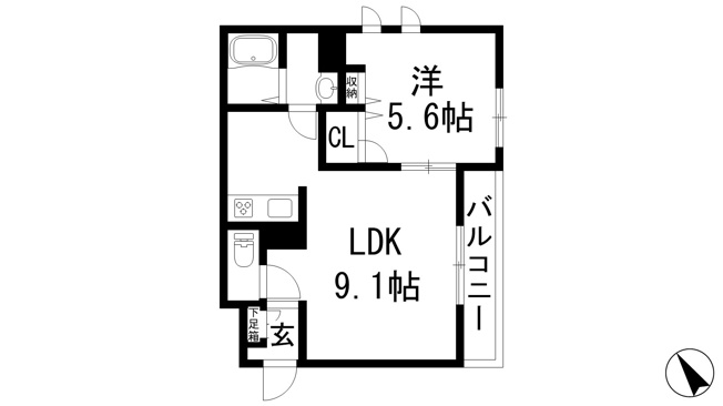 【間取り】 | シャーメゾン池田旭丘WEST