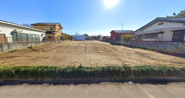 越谷市平方　土地の外観|越谷市道 幅員5.5ｍ(公道)正面より