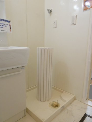 ユグドソレイユの洗面所|室内洗濯機置き場