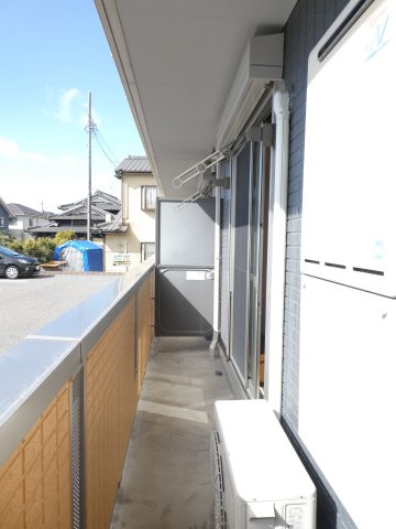 ユグドソレイユのバルコニー