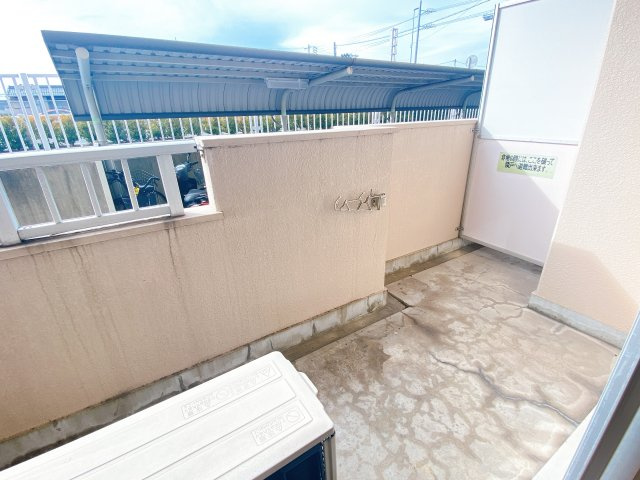 サンライフ有楽のバルコニー
