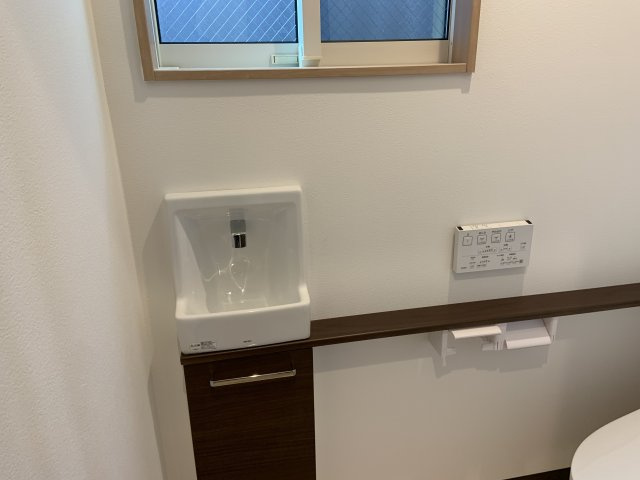 【No.5892】青葉町3丁目/2LDKS/未入居/家具＆太陽光発電付のトイレ|トイレ内手洗い器