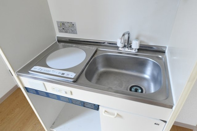 【キッチン】 | ストークコージィ芝公園 | 1口IHコンロ