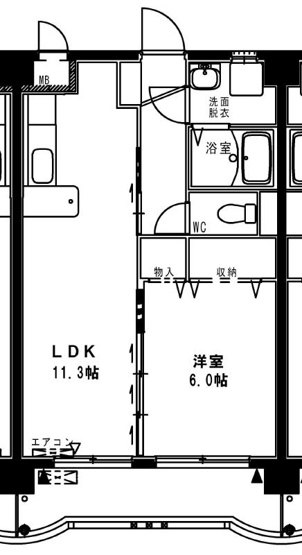 【間取り】 | コンフォール大橋