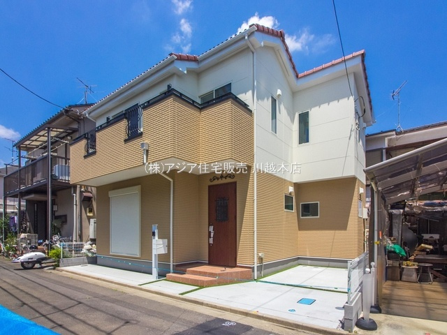 川越市寺尾　新築戸建の外観|境域施設が近く安心の住環境♪