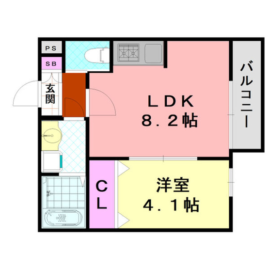 【間取り】 | H-maison平野Ⅲ