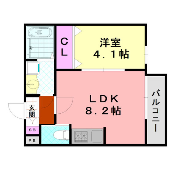 【間取り】 | H-maison平野Ⅲ