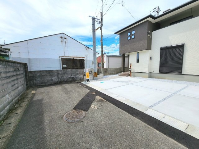 ーSUN COURT－サンコートー行橋市行事２丁目　【行橋市　新築戸建て】の外観|前面道路も広々してます♪【行橋市　新築戸建て】