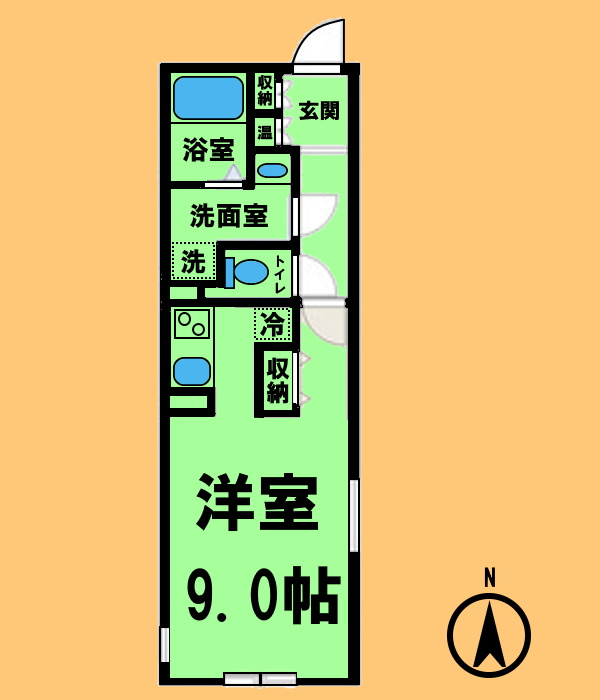 LUORE浄心EASTの間取り