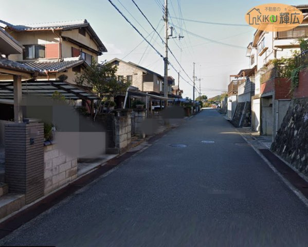 加古川市西神吉町宮前（上物付）土地の前面道路含む現地写真