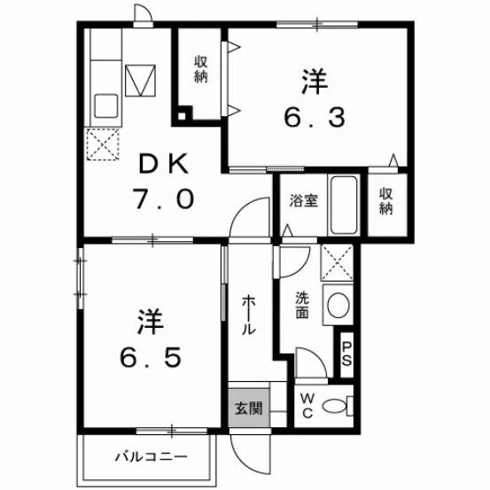 【間取り】 | プロムナード