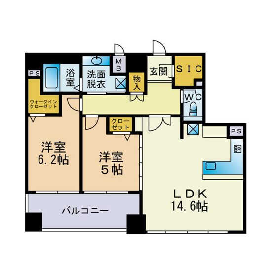 【間取り】 | コンソラトゥール博多