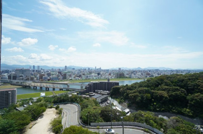 【展望】 | パークハウス竜王公園ガーデンコート（リノベ済） | 室外（2022年8月26日12：00頃）撮影