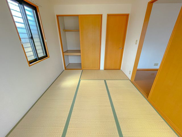 ビーンズ南川添Ⅰの和室|和室があれば、来客や子供用のスペースとして活躍します