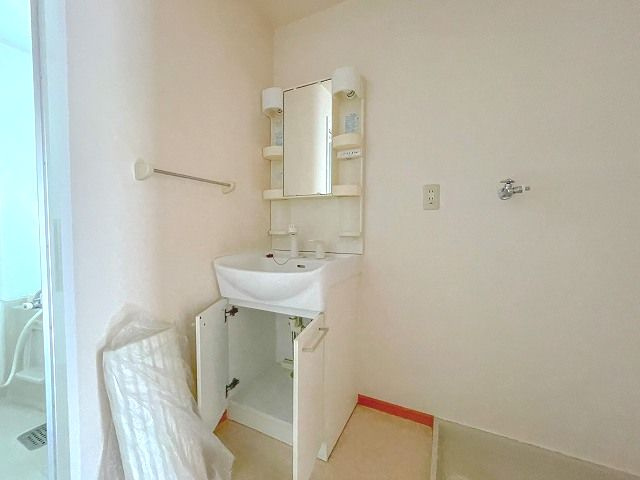 ビーンズ南川添Ⅰの独立洗面台|独立洗面台で身支度をすべて済ませてしまいましょう